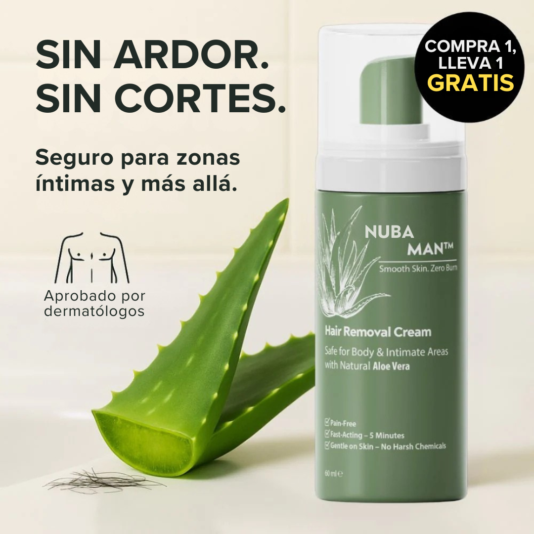 Crema Depilatoria de Aloe Vera